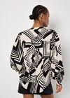 Geo Squares Shirt, Stone, large