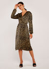 Brush Stroke Geo Dress, Stone, large