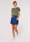 Turn Up Tee, Khaki, large