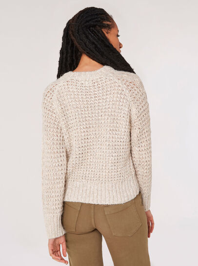 Cable Waffle Knit Jumper