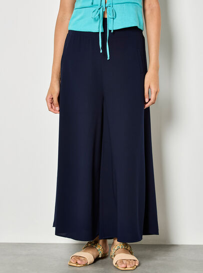 Fluid Wide-Leg Trousers
