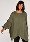 Waffle Slub Top, Khaki, large