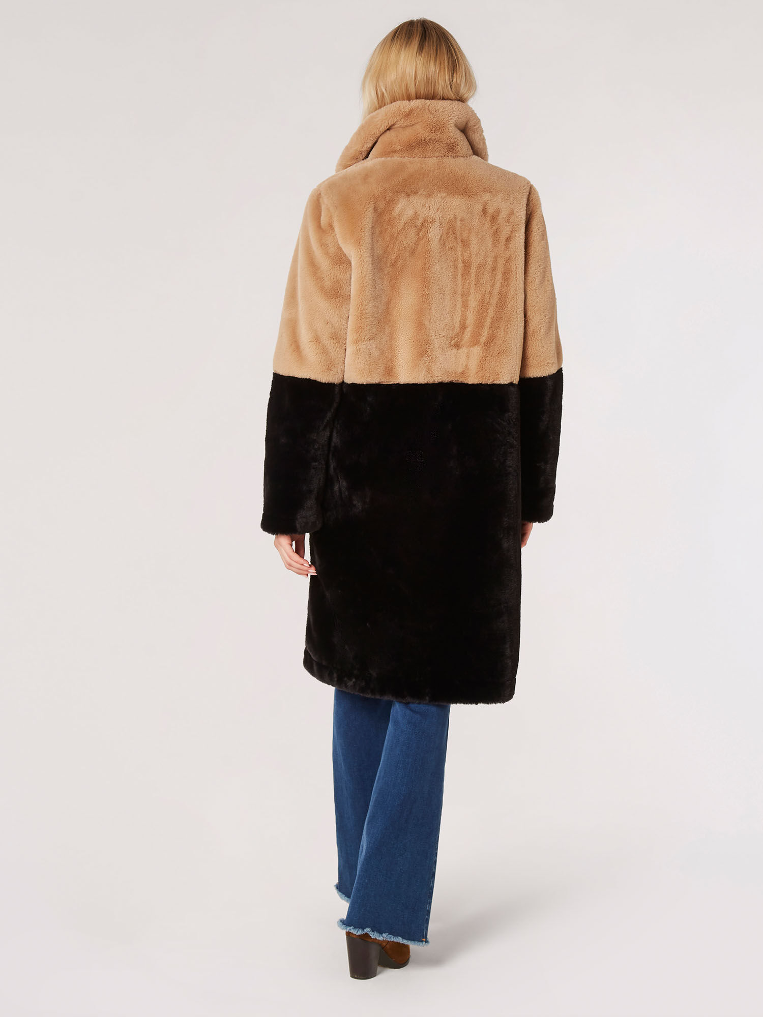Bardot suedette sales fur jacket