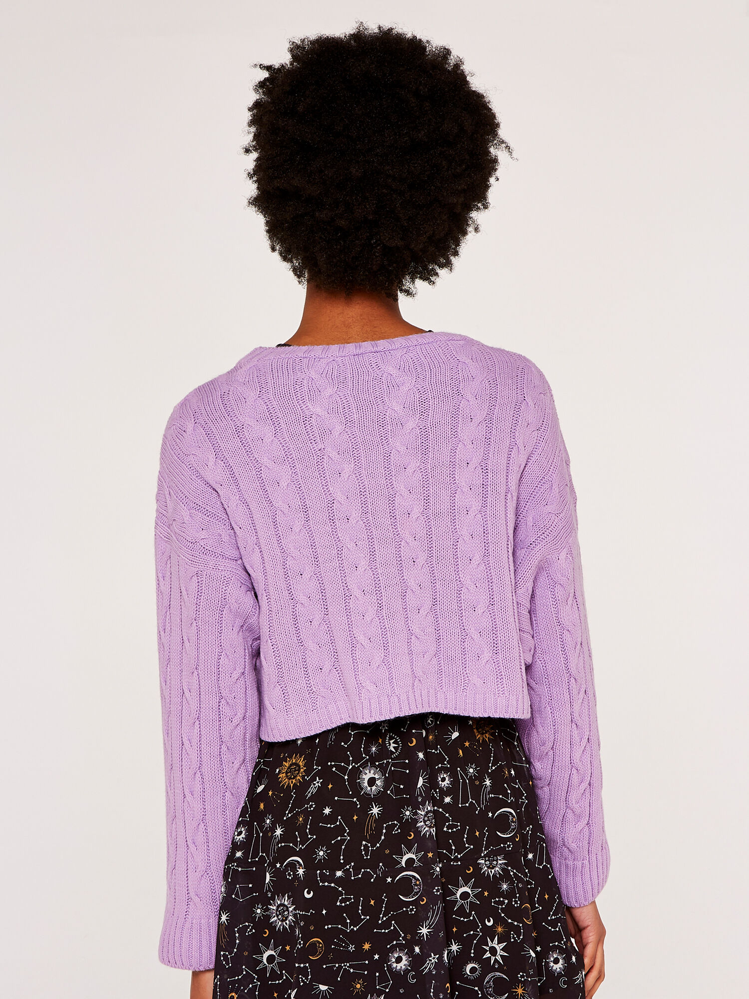 Lilac top cropped jumper