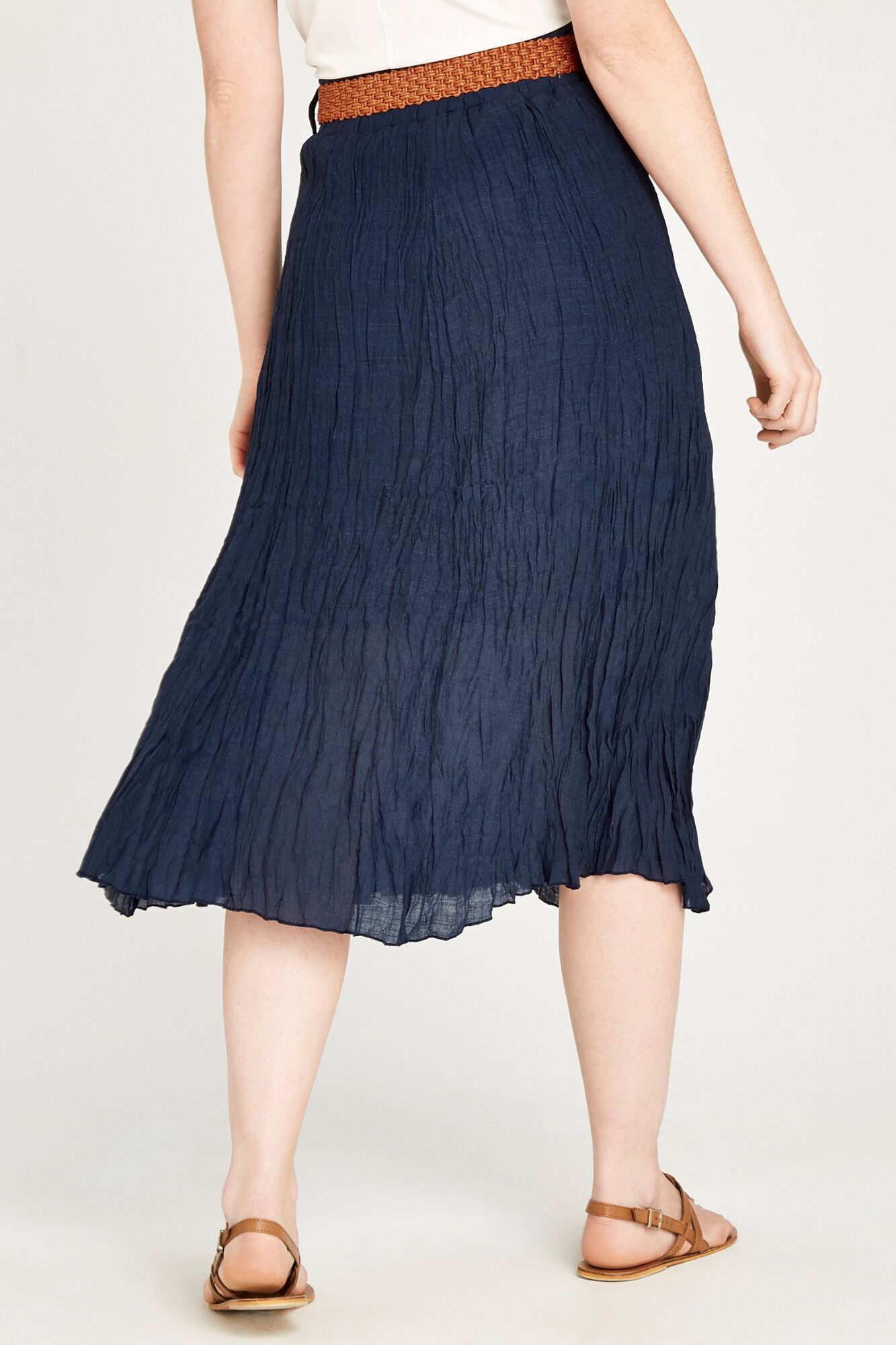 Navy midi shop skirt uk
