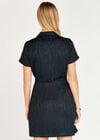 Double Breasted Dress, Navy, large