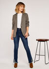 Heritage Check Tailored Jacket, Stone, large
