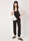 Utility Bandeau Jumpsuit, Black, large