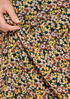 Pansy Ditsy Tiered Skirt, Green, large