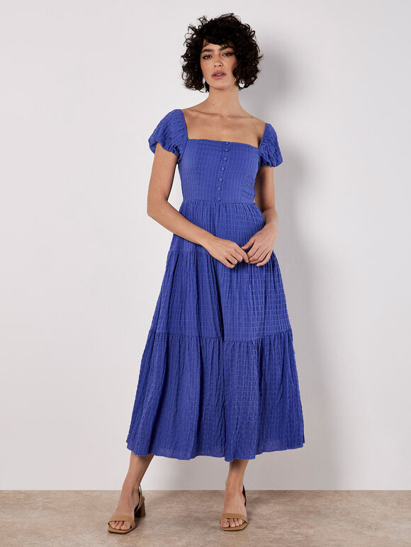 Self Check Midi Dress, Purple, large