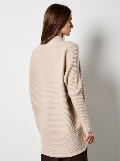 Chevron Knit Oversized Jumper