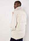 Reversible Oversized Puffer Gilet, Stone, large