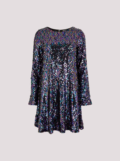 Sequin Swing Mini Dress