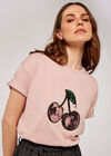 Cherry T-Shirt, Pink, large