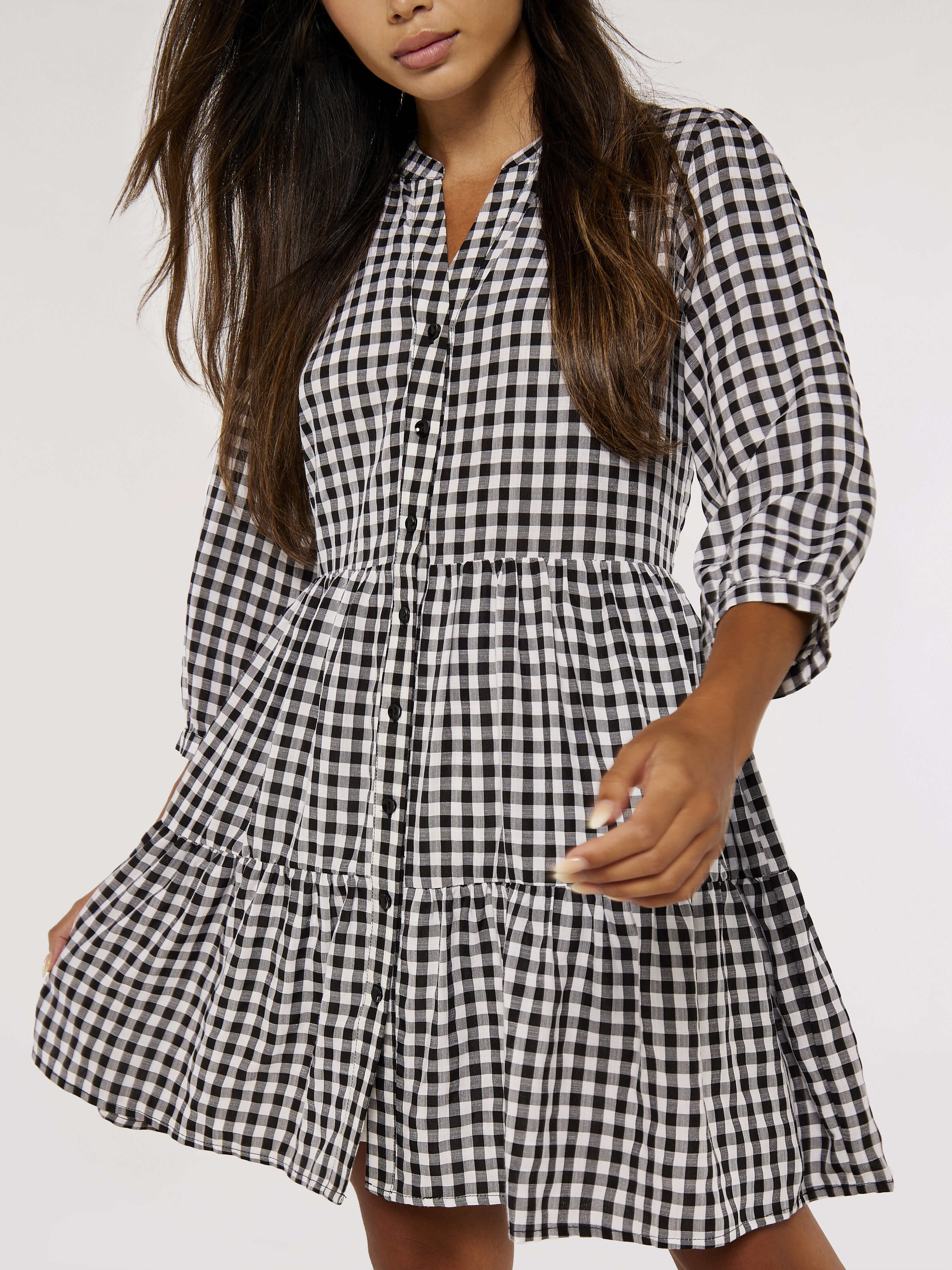 Mini gingham deals dress