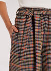 Heritage Warm Check Culottes, Brown, large