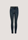 Sadie Green Wash Skinny-Fit Jeans, Green, large
