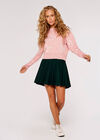 Heart Print Jumper, Pink, large