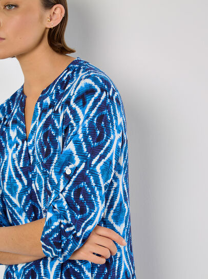 Tie Dye Swirl Tunic Top