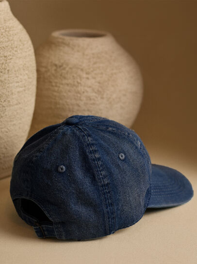 Stone Washed Denim Cap