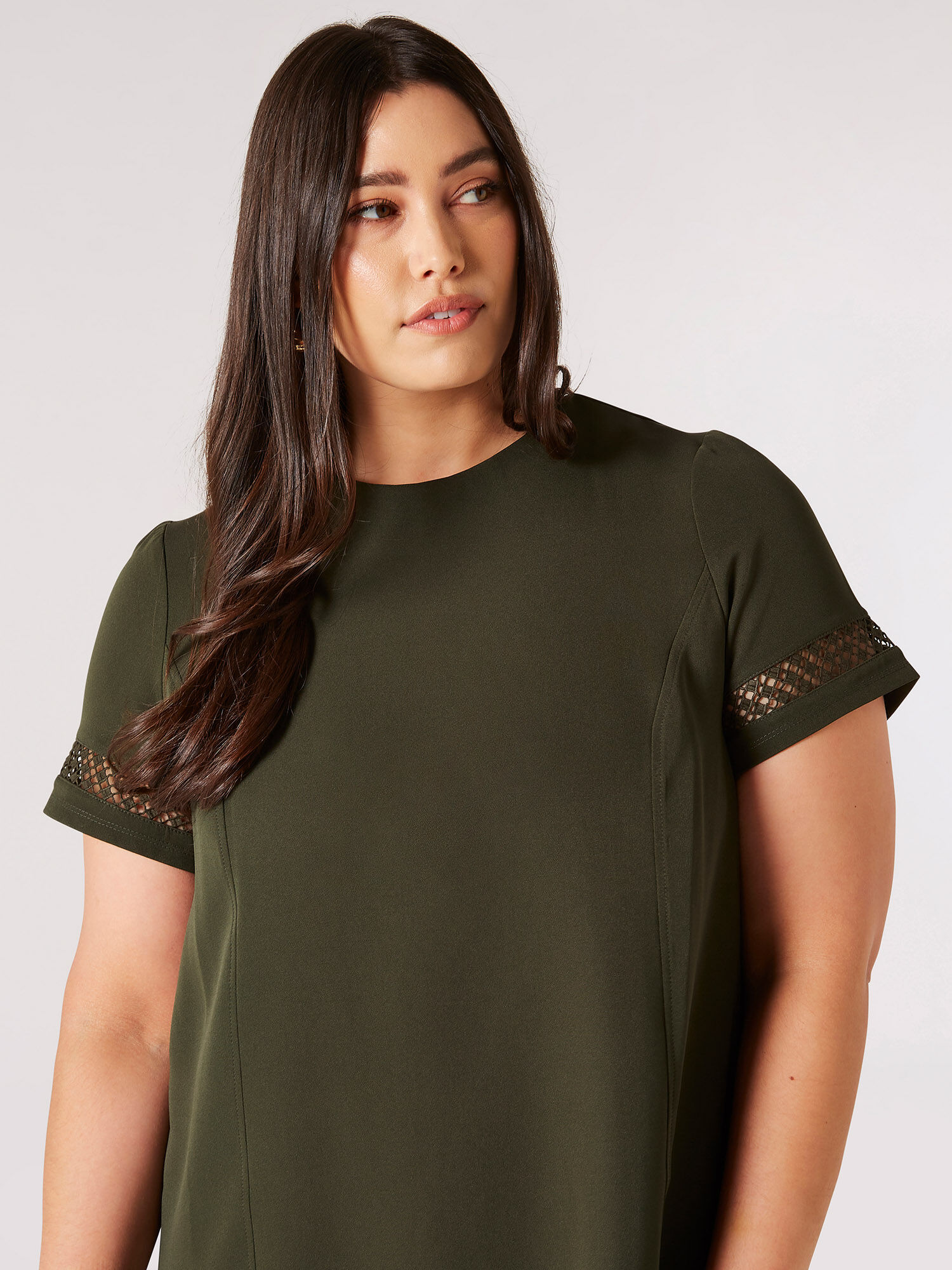 Curve t shirt dress outlet