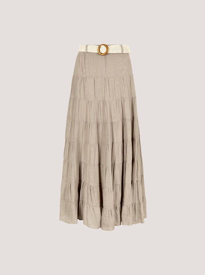 Tiered Maxi Skirt