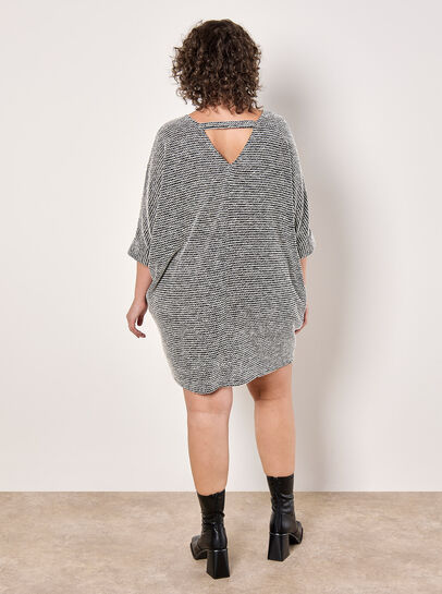 Curve Boucle Cocoon Mini Dress