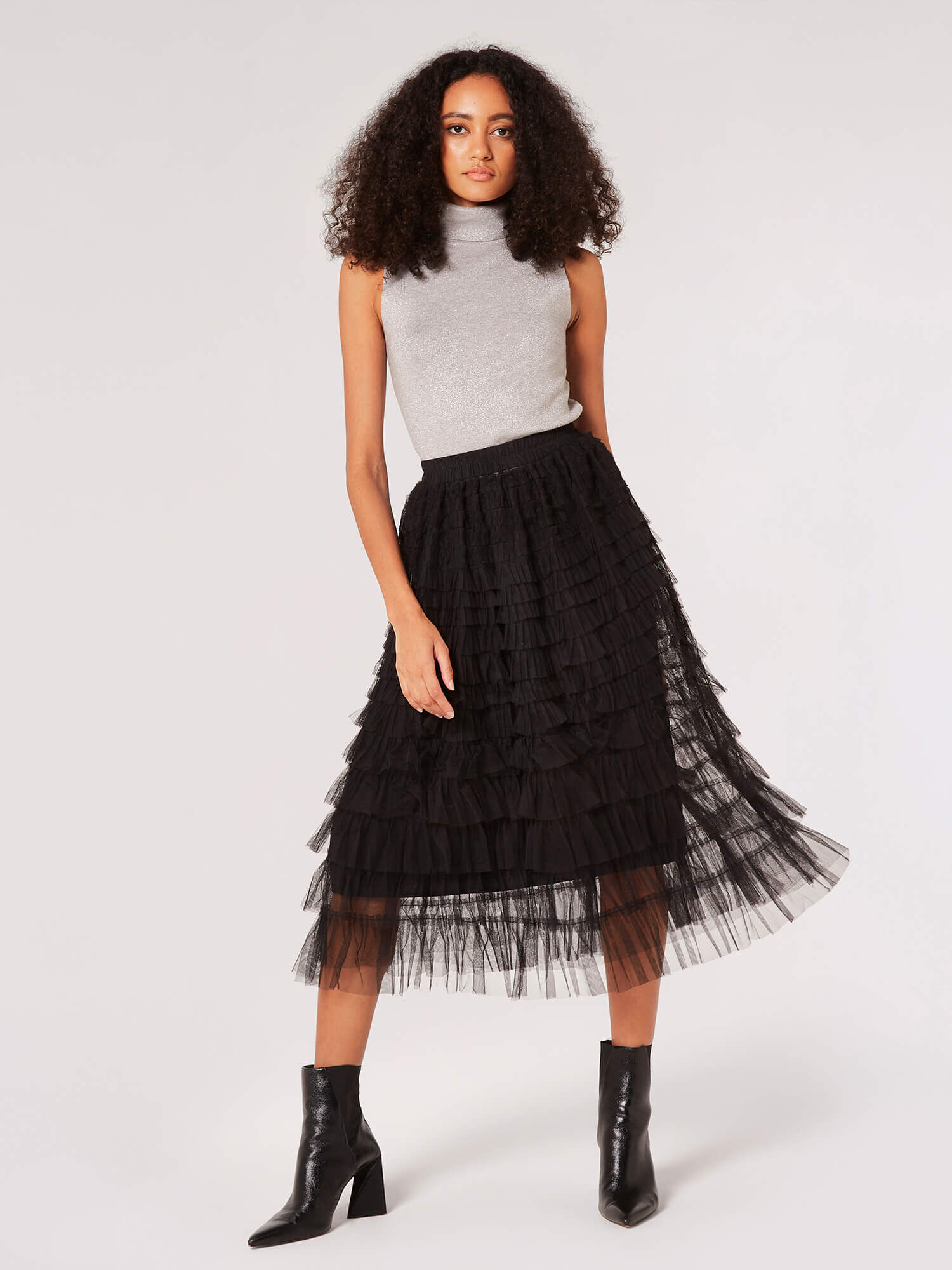 Tulle skirt in black sales