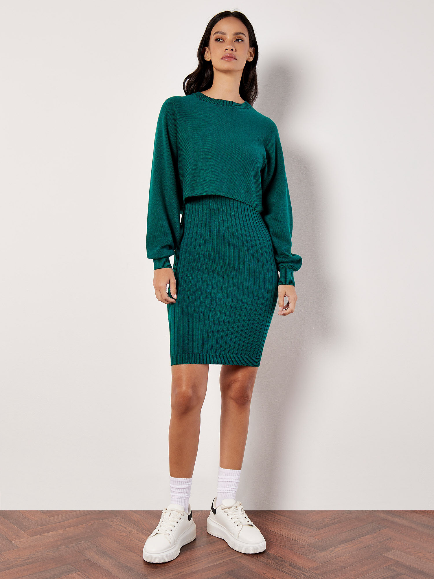Knitted bodycon midi dress cheap