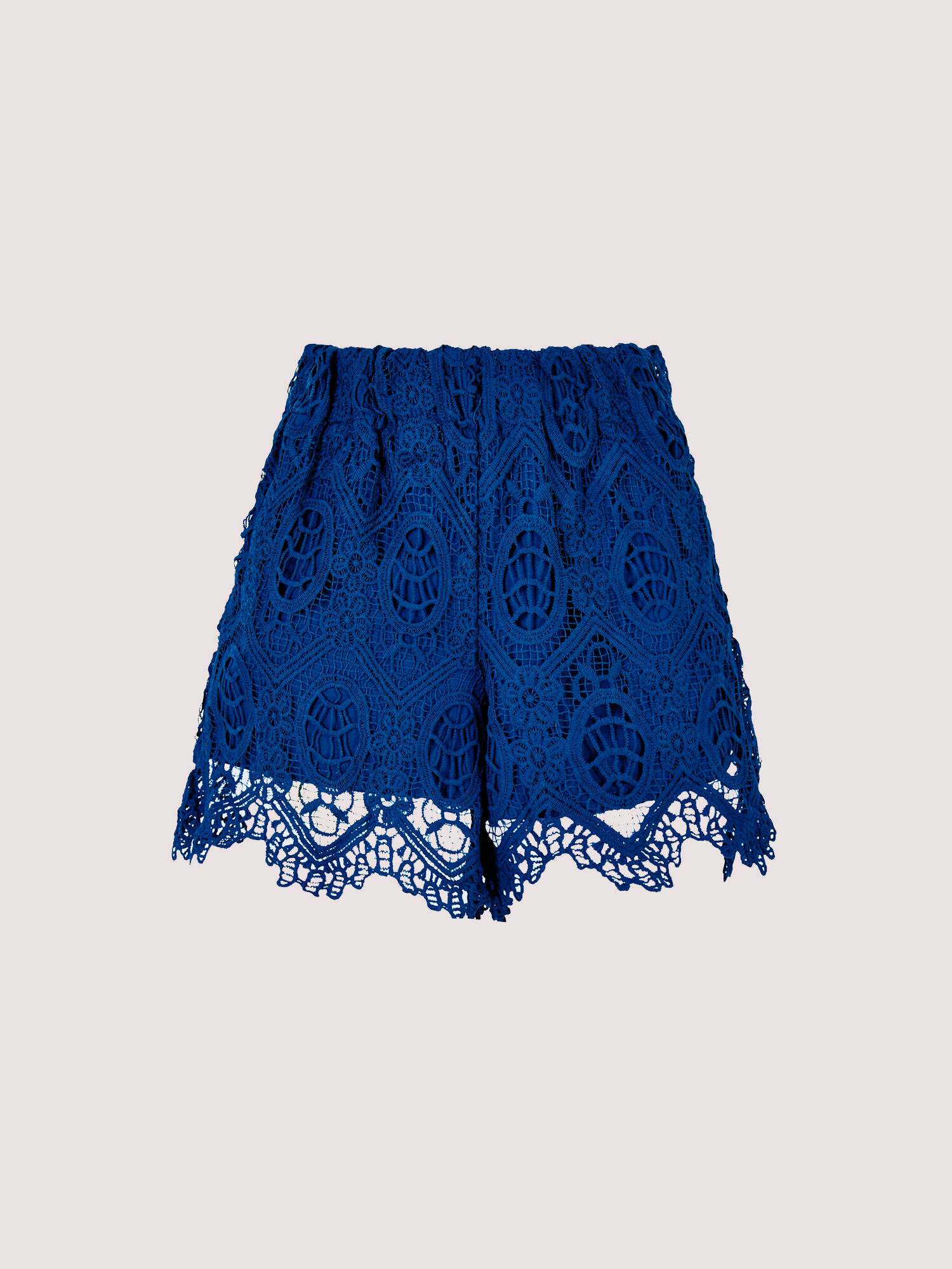 Blue hotsell lace shorts