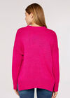 High Low Oversize Jumper, Fuchsia, large