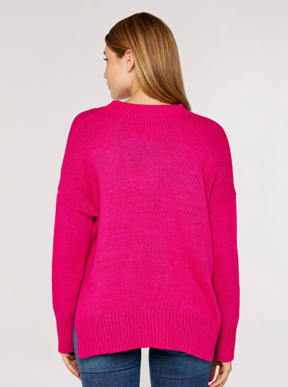 High Low Oversize Jumper