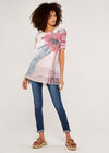 Flower Layer Top, Cream, large