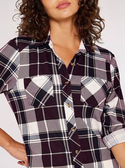 Check Brushed Jersey Shirt