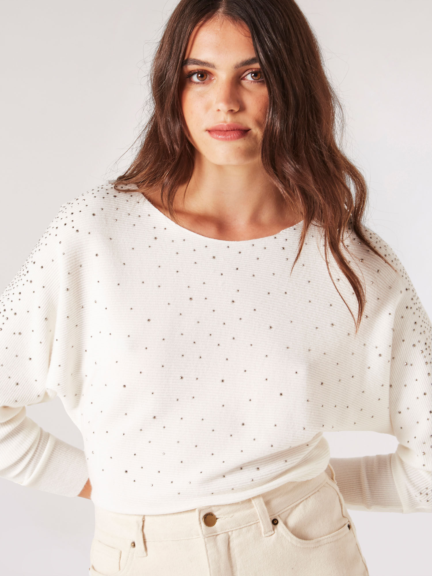Studded jumper top