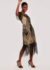 Embellished Tassel Dress, Stone, large