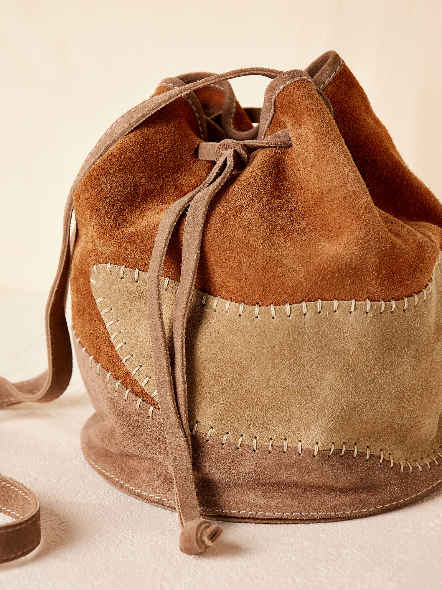 Large suede crossbody 2025 bag