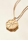 Wheel Gold Necklace, Yellow, large