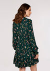 Floral Tiered Dress, Green, large