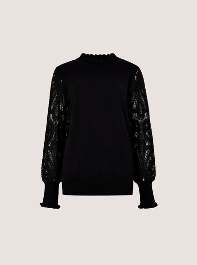 Lace Mesh Jumper
