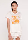 Always Sunny T-shirt, Cream, large