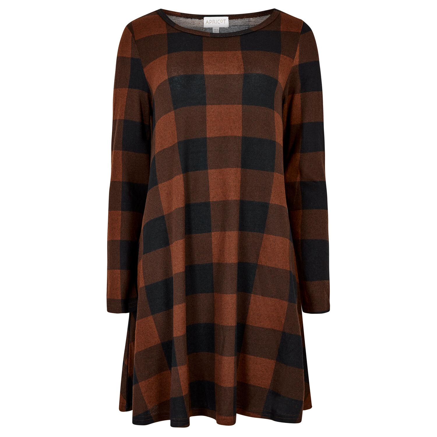 Rust swing shop dress