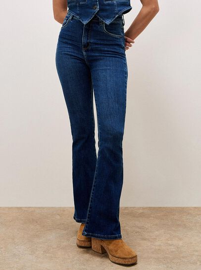 Lola Dark Wash Flare Jeans