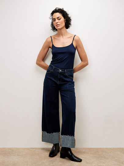 Ikeda Straight Leg Turn Up Jeans
