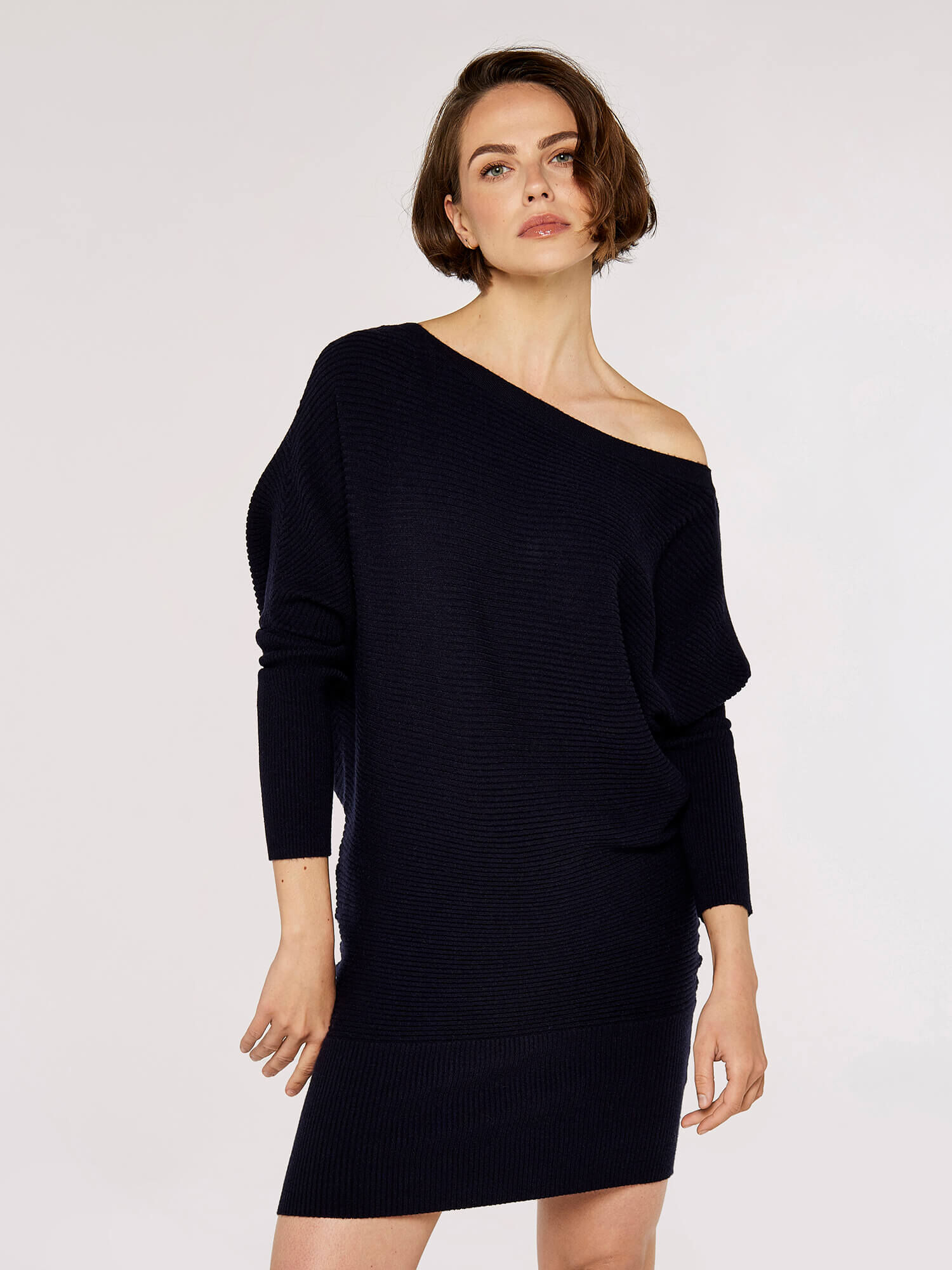 Batwing knitted dress online