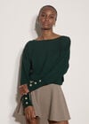 Soft Jersey Knit Top, Green, large