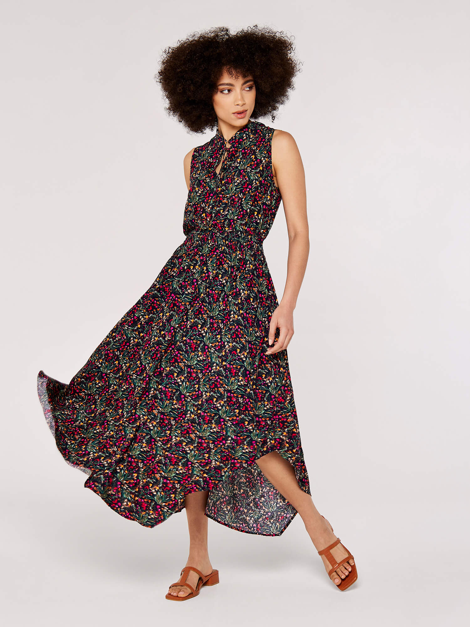Hanky hem midi dress cheap