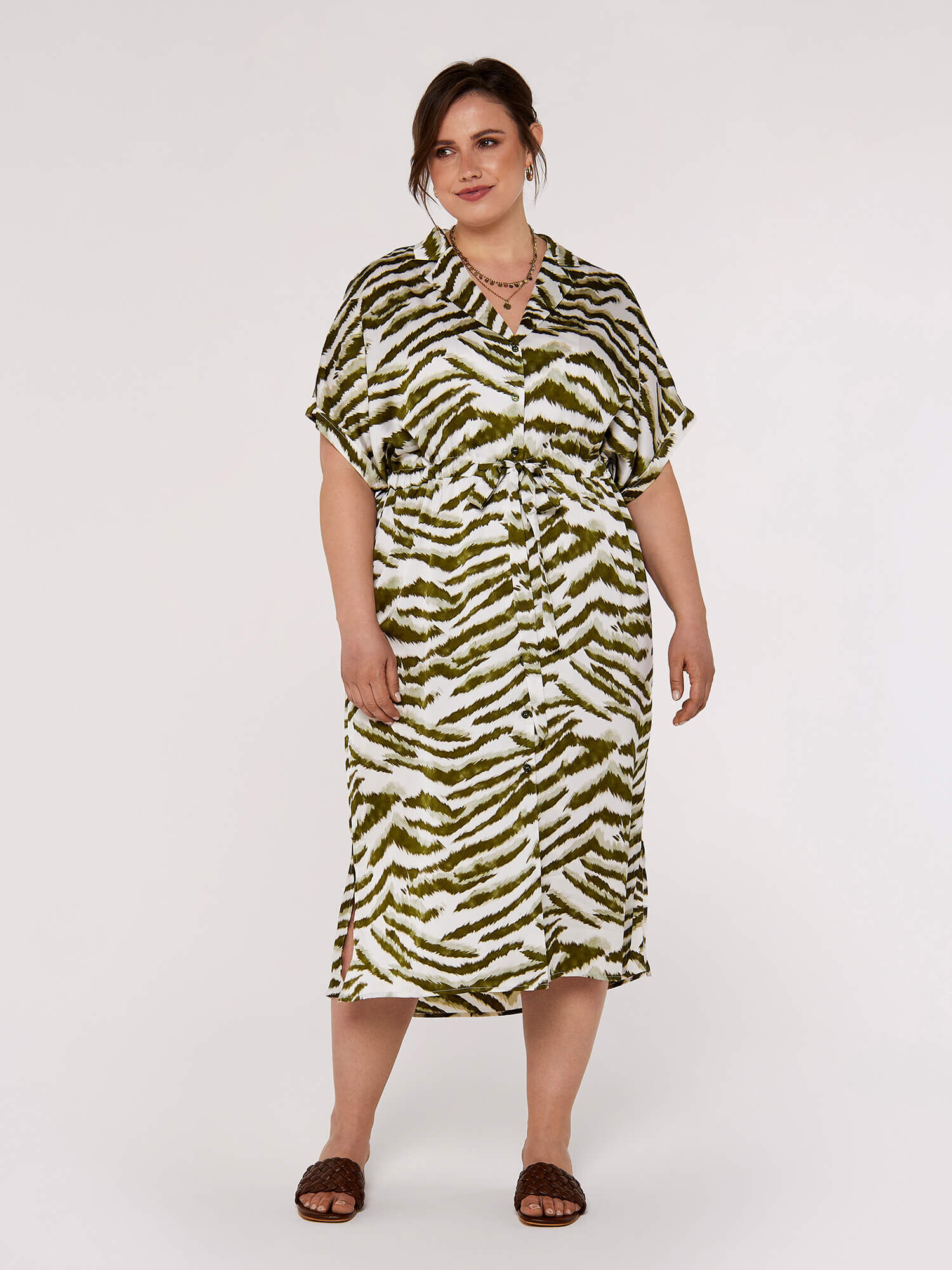 Plus size tiger dress best sale