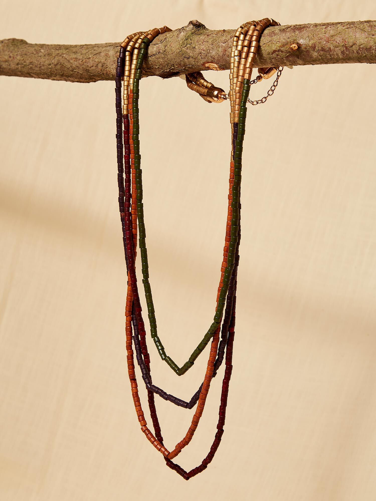 Stone string necklace new arrivals