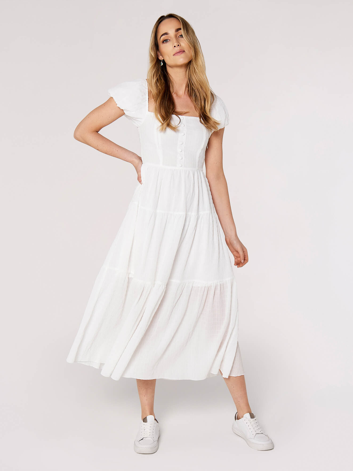 White dress midi uk hotsell